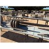 Image 7 : Qty 9 Tables 95" x 24" x 29"H & 54 Plastic Stacking Chairs 16" Dia, 36"H