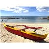 Image 1 : Yellow & Red Outrigger Canoe 15' 6'" L