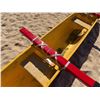 Image 27 : Yellow & Red Outrigger Canoe 15' 6'" L