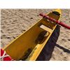 Image 28 : Yellow & Red Outrigger Canoe 15' 6'" L