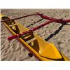 Image 5 : Yellow & Red Outrigger Canoe 15' 6'" L