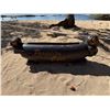 Image 1 : Carved Wooden Tribal Drum Marked Paradise Cove 47" x 18"H