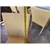 Image 7 : Qty 5 GAR Woven Chairs 17" x 16" x 37"H