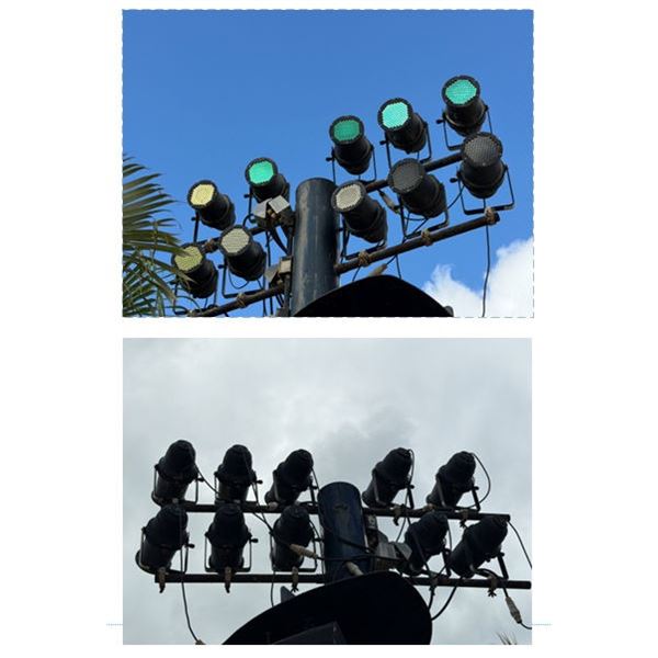 Professional Stage LED PAR Cans Lighting Fixtures (pick up Jan. 16 & 17 by appointment)