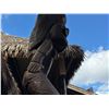 Image 10 : Tiki Statue w/ "HalfMan" Carved Approx. 16'H