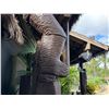 Image 12 : Tiki Statue w/ "HalfMan" Carved Approx. 16'H