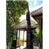 Image 1 : Tiki Statue w/ "HalfMan" Carved Approx. 16'H