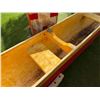 Image 9 : Paradise Cove Yellow & Red Canoe on Stand 22' 3" L