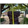 Image 10 : Tiki Statue on Metal Pole Stand 12" x 38" (Tiki), 71"H Total