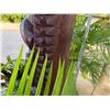 Image 7 : Tiki Statue on Metal Pole Stand 12" x 38" (Tiki), 71"H Total