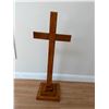 Image 2 : Wooden Religious Cross 16" x 42"H (In Chapel)