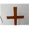Image 3 : Wooden Religious Cross 16" x 42"H (In Chapel)