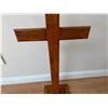 Image 4 : Wooden Religious Cross 16" x 42"H (In Chapel)