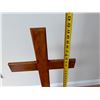 Image 6 : Wooden Religious Cross 16" x 42"H (In Chapel)