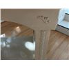 Image 4 : Wooden Table w/ Natural Stone Top 35" x 24" x 33"H