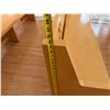 Image 10 : Wooden Modern Wedding Pew Bench w/ Cut-Out Top 81" x 17" x 34"H