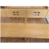 Image 6 : Wooden Modern Wedding Pew Bench w/ Cut-Out Top 81" x 17" x 34"H