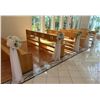 Image 1 : Qty 5 White Artificial Wedding Pew Flower Bouquet Arrangements Approx. 9" Dia, 38"L