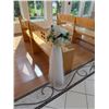 Image 5 : Qty 5 White Artificial Wedding Pew Flower Bouquet Arrangements Approx. 9" Dia, 38"L
