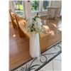 Image 6 : Qty 5 White Artificial Wedding Pew Flower Bouquet Arrangements Approx. 9" Dia, 38"L