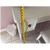 Image 10 : White Vanity Set w/ Mirror, Drawers & Stool 51" x 19" x 31"H (flowers not included)