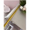 Image 8 : White Vanity Set w/ Mirror, Drawers & Stool 51" x 19" x 31"H (flowers not included)