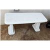 Image 1 : White Bench 35" x 13" x 18"H