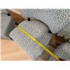 Image 8 : Qty 4 Gray Floral Accent Chairs 23" x 21" x 30"H