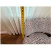 Image 9 : Qty 4 Gray Floral Accent Chairs 23" x 21" x 30"H