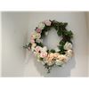 Image 3 : Qty 2 Artificial Grapevine Wreathes w/ Faux Flowers & Leaves 23" Dia