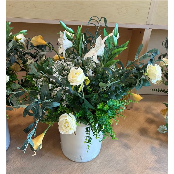 Potted Artificial Floral Arrangement Approx. 33"H