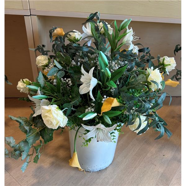 Potted Artificial Floral Arrangement Approx. 33"H