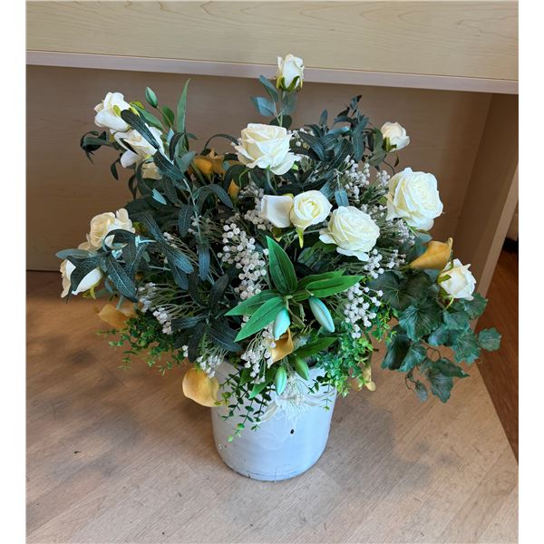 Potted Artificial Floral Arrangement Approx. 33"H