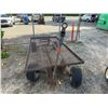 Image 2 : Towable Heavy-Duty Expanded Metal Utility Wagon or Dolly 96" x 48" x 22"H