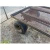 Image 7 : Towable Heavy-Duty Expanded Metal Utility Wagon or Dolly 96" x 48" x 22"H