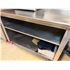 Image 4 : Metal Kitchen Prep Table w/ 2 Undershelves & Backsplash 48" x 28" x 36"H