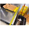 Image 6 : Metal Kitchen Prep Table w/ 2 Undershelves & Backsplash 48" x 28" x 36"H