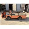 Image 9 : Taylor-Dunn Electric Flatbed Cart w/ Stake Bed  (Starts & Runs, See Video)