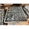 Image 11 : Qty 6 Plastic Glass Dishwasher Racks w/ Misc Glassware