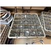 Image 9 : Qty 6 Plastic Glass Dishwasher Racks w/ Misc Glassware