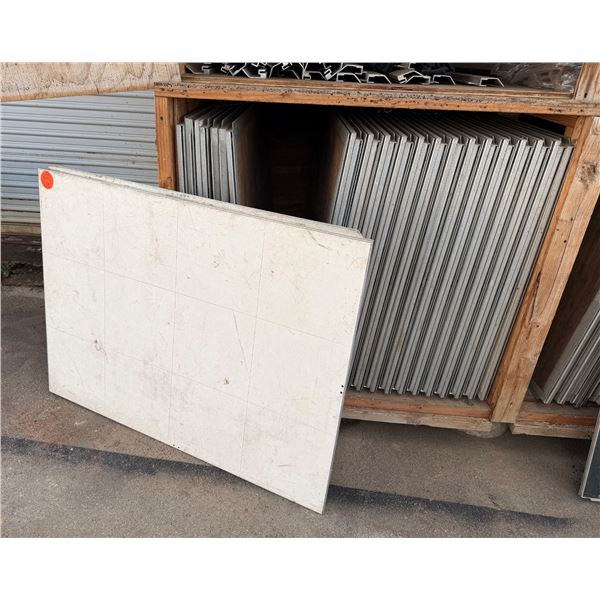Multiple White Dance Floor Sections 48" x 38" w/ Metal Frames