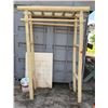 Image 1 : Bamboo Motif Garden Arbor 55" x 26" x 93"H