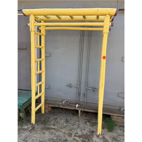 Bamboo Motif Garden Arbor 62" x 18" x 93"H