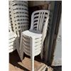 Image 2 : Qty 200 White Plastic Stacking Chairs 16" x 16" x 35"H