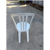 Image 7 : Qty 200 White Plastic Stacking Chairs 16" x 16" x 35"H