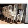 Image 1 : Qty 200 White Plastic Stacking Chairs 16" x 16" x 35"H