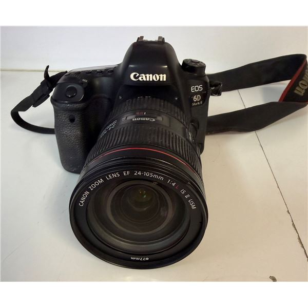 Canon EOS 6D Mark II Camera w/ EF 24-105mm 1:4 IS USM Zoom Lens