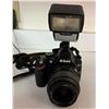 Image 1 : Nikon D3200 DSLR Digital Camera w/ AF-S DX Nikkor 18-55mm f/3.5-5.6G VR Lens & SpeedLight SB-50DX Fl