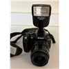 Image 1 : Nikon D3000 DSLR Digital Camera w/ AF-S DX Nikkor 18-55mm f/3.5-5.6G VR Lens & Vivitar Series 1 Flas