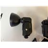 Image 5 : Qty 3 Interfit Strobies Pro-Flash  360 Flash Units & 2 Battery Packs (untested)
